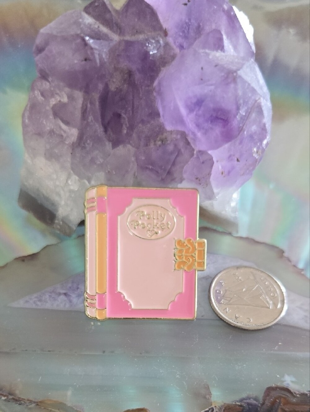 📖 Brand NEW Pink Book Polly Pocket Enamel Pin! 🎀✨ Y2K Vibes 90s Nostalgia